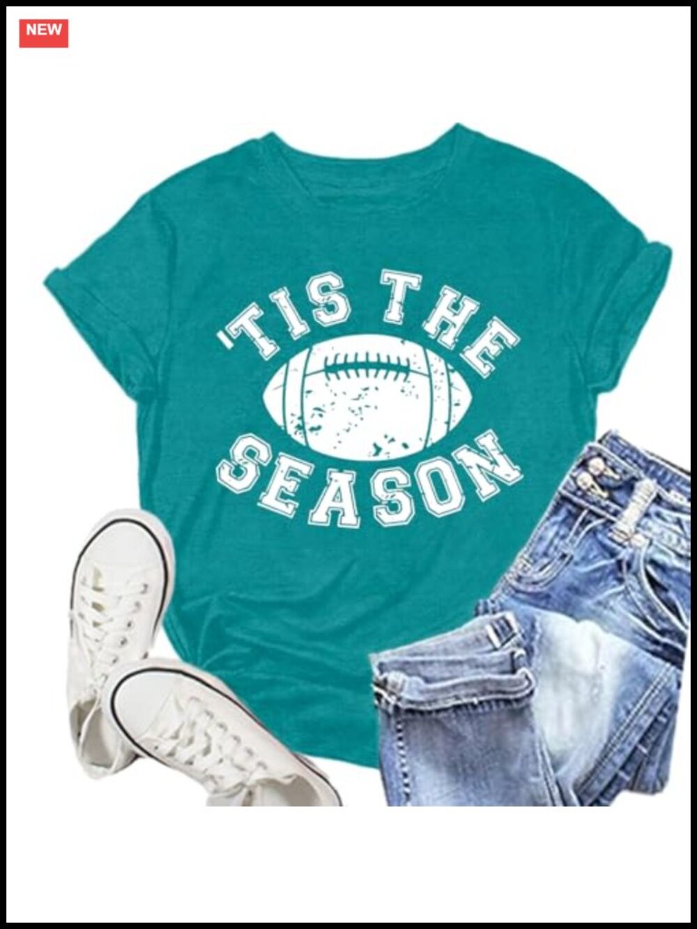Women's Rugby Football Tee Shirt Game Day Gift Top